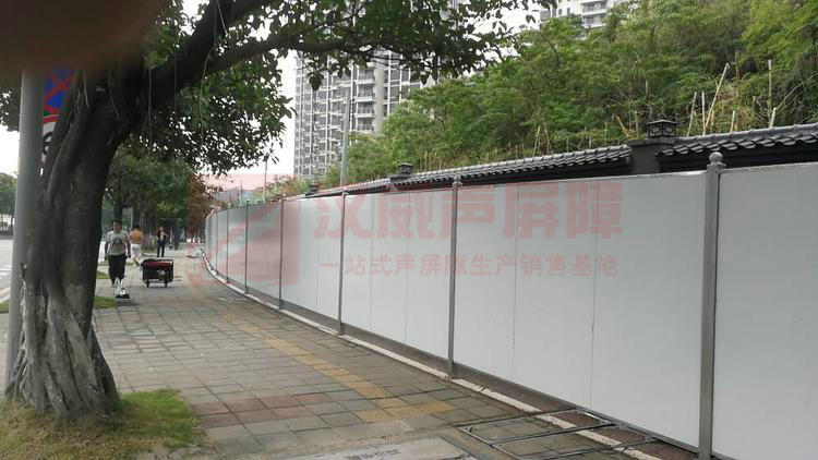 江蘇南京城市高架折板型隔音墻