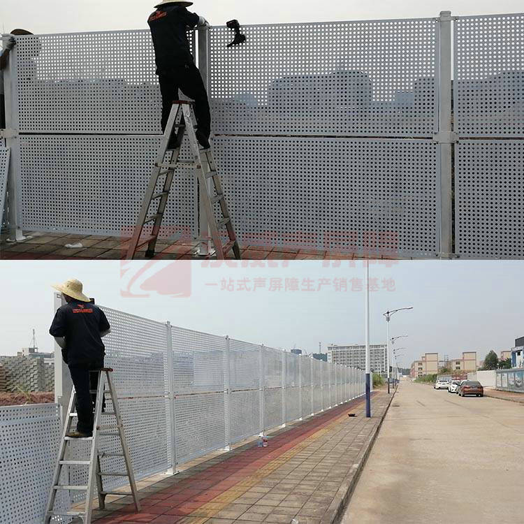 遼寧阜新高架路直立式聲屏障